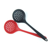 Silicone Slotted Skimmer Spatula Lightweight Slotted Spoon Skimmer Spoon Strainer Ladle with Long Handle In Australia - Darrahopens