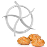 2PCS Dough Press Mold Set Baking Bread Rolls Mold Plastic Pastry Cutters In Australia - Darrahopens