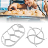 2PCS Dough Press Mold Set Baking Bread Rolls Mold Plastic Pastry Cutters In Australia - Darrahopens