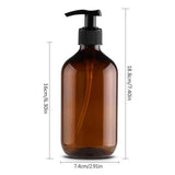 4PCS Plastic Bottles with Pump 500ml Refillable Plastic Soap Dispenser Bottle for Bathroom or Kitchen Handwash Lotions Shampoo Conditioner In Australia - Darrahopens