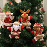 Christmas Tree Ornament Christmas Plush Dolls Pendant for Christmas Tree Decoration In Australia - Darrahopens