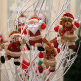 Christmas Tree Ornament Christmas Plush Dolls Pendant for Christmas Tree Decoration In Australia - Darrahopens