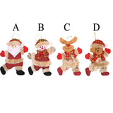 Christmas Tree Ornament Christmas Plush Dolls Pendant for Christmas Tree Decoration In Australia - Darrahopens