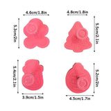 4 Pcs Christmas Biscuits Cutters Set Christmas Tree Snowman Gingerbread Egg Stamper Spring Loaded Handle Cutter In Australia - Darrahopens