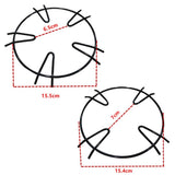 2PCS Universal Gas Stove Shelf Cast Iron Wok Support Kitchen Stove Support