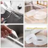 Kitchen Sink Waterproof Mildew Strong Self Adhesive Transparent Tape Bathroom Pool Water Sealing Tape In Australia - Darrahopens