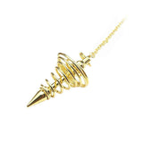 Metal Spiritual Pendulum for Divination Threaded Dowsing Pendulum Healing Pendulum Chain In Australia - Darrahopens