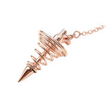 Metal Spiritual Pendulum for Divination Threaded Dowsing Pendulum Healing Pendulum Chain In Australia - Darrahopens