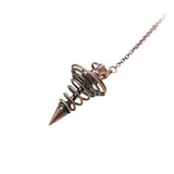 Metal Spiritual Pendulum for Divination Threaded Dowsing Pendulum Healing Pendulum Chain In Australia - Darrahopens
