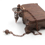 Metal Spiritual Pendulum for Divination Threaded Dowsing Pendulum Healing Pendulum Chain In Australia - Darrahopens