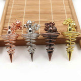 Metal Spiritual Pendulum for Divination Threaded Dowsing Pendulum Healing Pendulum Chain In Australia - Darrahopens