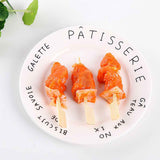 100PCS Barbecue Bamboo Skewers Disposable Bamboo Stick Barbecue Paddle Skewers In Australia - Darrahopens
