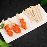 100PCS Barbecue Bamboo Skewers Disposable Bamboo Stick Barbecue Paddle Skewers In Australia - Darrahopens