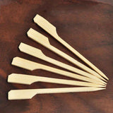 100PCS Barbecue Bamboo Skewers Disposable Bamboo Stick Barbecue Paddle Skewers In Australia - Darrahopens