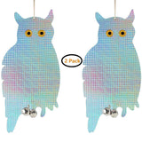 Owl Bird Repellent Control Scare Device Holographic Reflective Fake Owl Scares Bird Repellent Garden Supplies In Australia - Darrahopens
