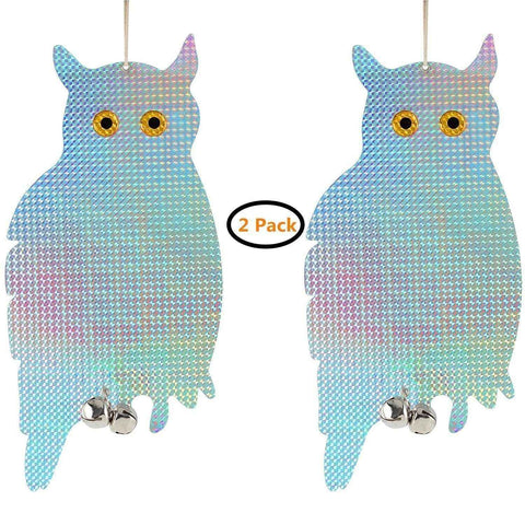 Owl Bird Repellent Control Scare Device Holographic Reflective Fake Owl Scares Bird Repellent Garden Supplies In Australia - Darrahopens