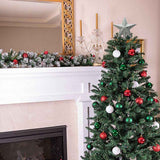 20cm Star Christmas Tree Topper Glitter Christmas Tree Decoration for Party Home Decoration