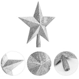 20cm Star Christmas Tree Topper Glitter Christmas Tree Decoration for Party Home Decoration In Australia - Darrahopens