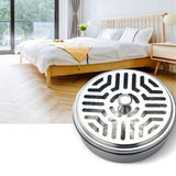 Round Mosquito Coil Holder Stainless Steel Mosquito Coil Disk Portable Mosquito Coil Tray with Hollow Cover In Australia - Darrahopens