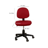 2 Pcs Universal Computer Office Chair Backrest Cover Protective Stretchable Rotating Drafting Chair Slipcover In Australia - Darrahopens