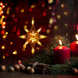 Window Sucker Holiday Lamp LED Christmas Trees Deer Bell Star Santa Hanging Garland Light Wall Decorative
