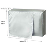 Air Conditioner Covers for Winter Outside Sunproof Dustproof Air Conditioner Cover for Freeze Protection Durable Water Resistant