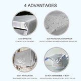 Air Conditioner Covers for Winter Outside Sunproof Dustproof Air Conditioner Cover for Freeze Protection Durable Water Resistant