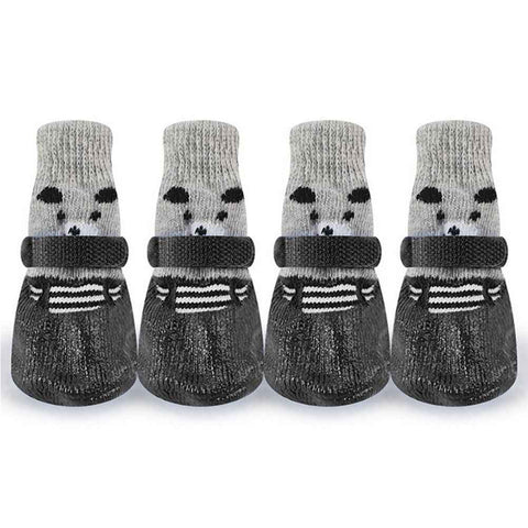 4PCS Pet Socks Anti Slip Waterproof Paw Protector Outdoor Sports Socks Shoes Boots Dogs Protective Paw Rain Snow Shoes In Australia - Darrahopens