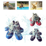 4PCS Pet Socks Anti Slip Waterproof Paw Protector Outdoor Sports Socks Shoes Boots Dogs Protective Paw Rain Snow Shoes In Australia - Darrahopens