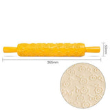 Plastic Non Stick Fondant Rolling Pin Tool Portable Embossed Rolling Pin Fondant Pastry Cake Decorating Tool In Australia - Darrahopens