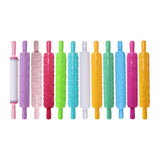 Plastic Non Stick Fondant Rolling Pin Tool Portable Embossed Rolling Pin Fondant Pastry Cake Decorating Tool In Australia - Darrahopens