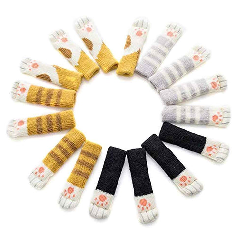 16Pcs Chair Covers Cat Paw Chair Covers Chair Leg Covers Cute Cat Foot Shaped Furniture Feet Covers Chair Leg Floor Protectors In Australia - Darrahopens
