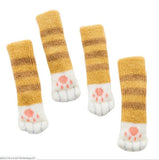 16Pcs Chair Covers Cat Paw Chair Covers Chair Leg Covers Cute Cat Foot Shaped Furniture Feet Covers Chair Leg Floor Protectors