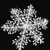 Christmas Snowflake Ornaments Christmas Tree Decorative Hanging Ornament Home Festival Decor