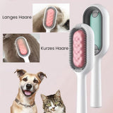 Pet Brush Grooming Comb Soft Bristles Pet Grooming Brush for Massage and Removal of Loose Hair Tangled Hair