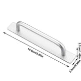 Self Stick Cabinet Drawer Handles Pulls Aluminum Alloy Drawer Push Pull Handles Punch Free Adhesive Handle for Kitchen Cabinet Drawer Window Sliding Closet In Australia - Darrahopens
