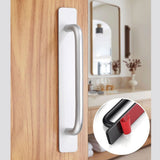 Self Stick Cabinet Drawer Handles Pulls Aluminum Alloy Drawer Push Pull Handles Punch Free Adhesive Handle for Kitchen Cabinet Drawer Window Sliding Closet In Australia - Darrahopens