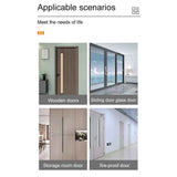 Self Stick Cabinet Drawer Handles Pulls Aluminum Alloy Drawer Push Pull Handles Punch Free Adhesive Handle for Kitchen Cabinet Drawer Window Sliding Closet In Australia - Darrahopens