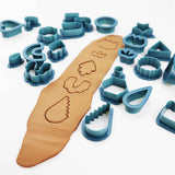 142 Pcs Polymer Clay Cutters Set Clay Earring Cutters with Earrings Accessories for Polymer Clay Jewelry Making