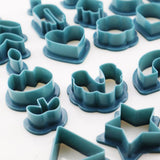 142 Pcs Polymer Clay Cutters Set Clay Earring Cutters with Earrings Accessories for Polymer Clay Jewelry Making