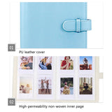 Retro Photo Album 128 Photos Pocket Album PU Cover Picture Album Photo Album Birthday Wedding Gift In Australia - Darrahopens