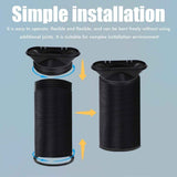 Exhaust Hose Flexible for Mobile Air Conditioning Devices Tumble Dryer Extractor Hood Black Card Ring In Australia - Darrahopens