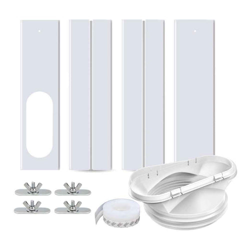 Portable Air Conditioner Window Kit Adjustable Window for Air Conditioner Sliding AC Window Vent Kit