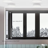 Portable Air Conditioner Window Kit Adjustable Window for Air Conditioner Sliding AC Window Vent Kit