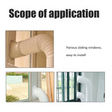 Portable Air Conditioner Window Kit Adjustable Window for Air Conditioner Sliding AC Window Vent Kit