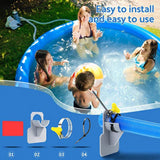 2Pcs Swimming Pool Pipe Holders Swimming Pool Hose Support Brackets Hose Clamps Pool Accessories