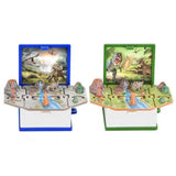 2Pcs Mini 3D Dinosaur Astronomy Book Keychains Miniature Book Keyring Purse Backpack Keychain Sensory Toy Stress Relief Toy for Kids Adults In Australia - Darrahopens