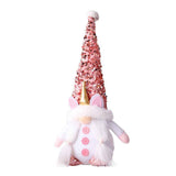 Pink Gnome Plush Dwarf Doll Home Table Ornaments Holiday Decorations In Australia - Darrahopens