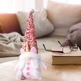 Pink Gnome Plush Dwarf Doll Home Table Ornaments Holiday Decorations In Australia - Darrahopens