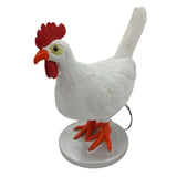 Chicken LED Lamp Resin Lifelike Chicken Laying Egg Night Light Novel Easter Halloween Christmas Bedroom Home Decoration